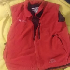 Columbia titanium fleece vest unisex m